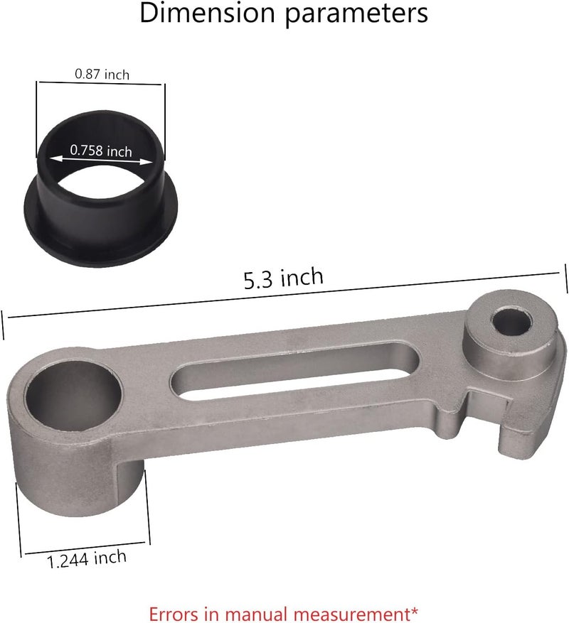 ZHIXING M143350 24H1184 T40189 M122350 M111358 M131119 Deck Idler Arm Ternsioner & Bushing Rebuild Kit Compatible with LX172 LX188 LX280 GX255 GX345 48C 54C GT LX GX GT242 GT262 GT275 - Image 5